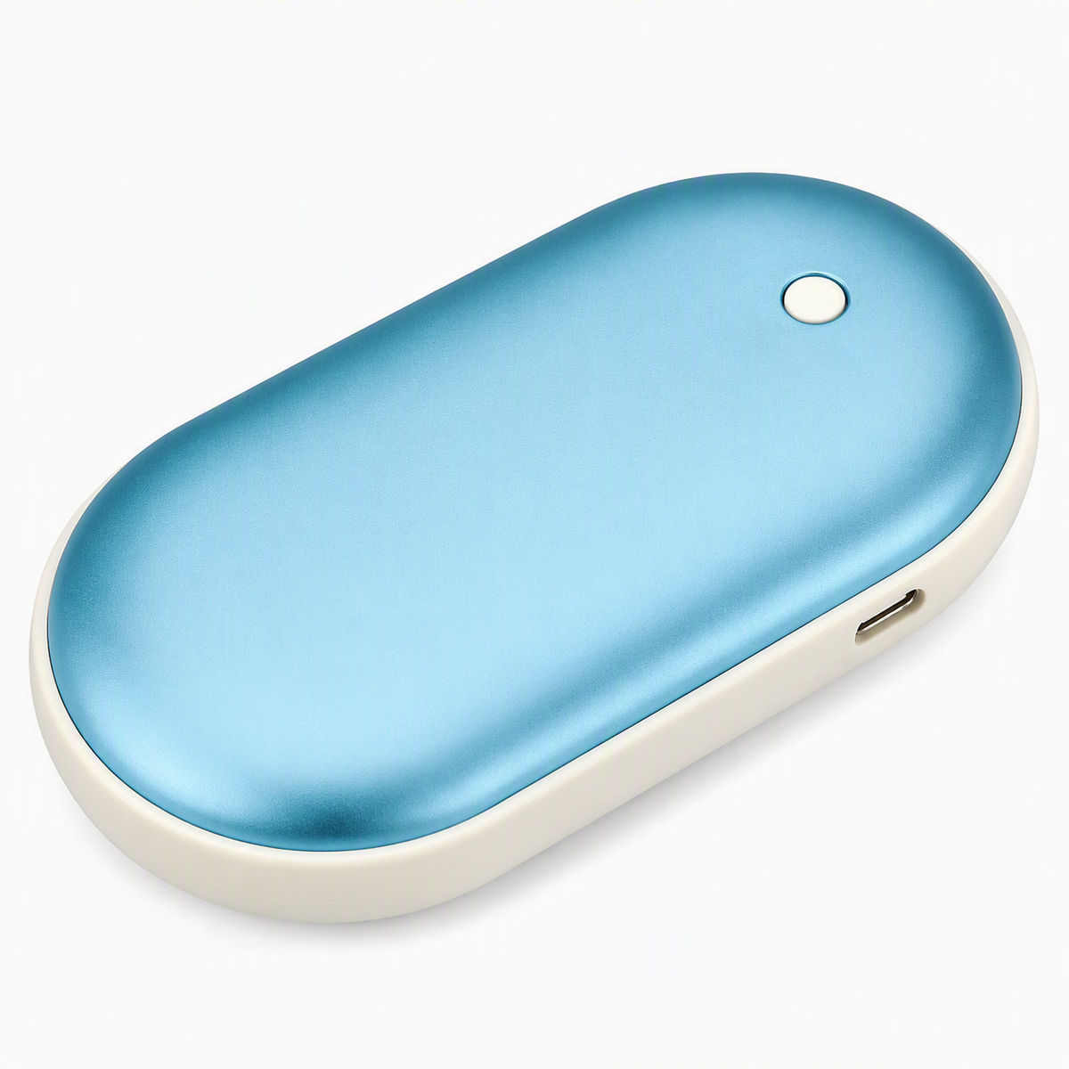 WärmeGlow – Wiederaufladbarer Taschenwärmer 2-in-1 (USB, beidseitig beheizt)